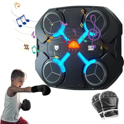 Music Boxing Machine Boxing Training Punching Equipment with Gloves for Kinder