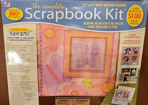 THE Complete SCRAPBOOK KIT Includes 12"x12"ALBUM + LOTS OF EXTRAS 2005 Westrim