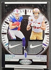 2023 CERTIFIED DALTON KINCAID BILLS GEORGE KITTLE 49ERS TRUE 1/1 PATCHES IN TIME