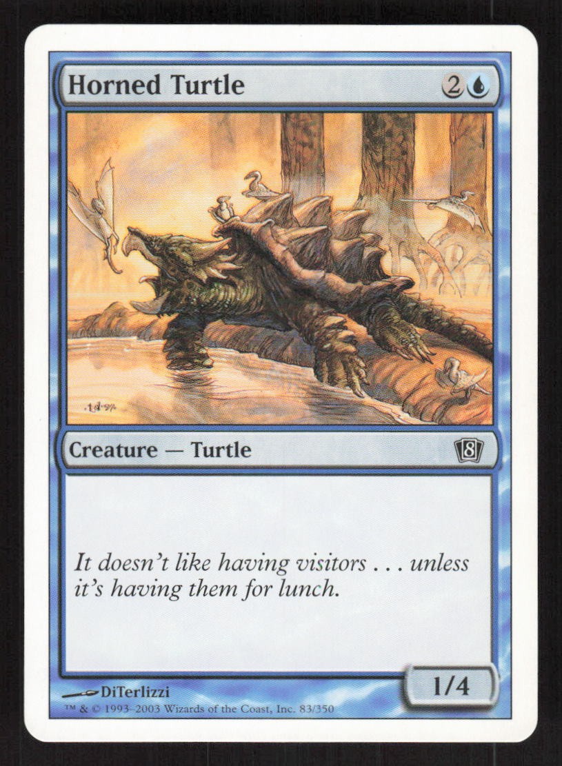 2003 Horned Turtle 8th Edition 83 MTG