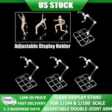 Adjustable Display Stand For 6" Action Figure Clear Plastic Holder 1/4/5/8/10/12