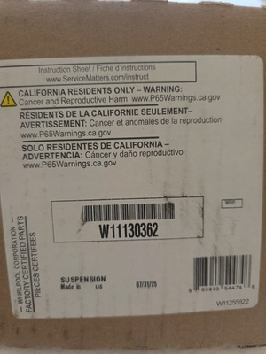 #ad #ad Whirlpool W11130362 Suspension Rod Kit $49.00