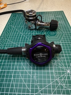 Aqua Lung Legend LX ACD Scuba Diving Regulator- Yoke - PURPLE RAIN