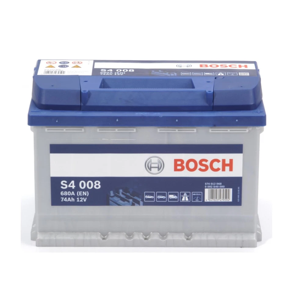 S4 008 Car Battery 74 A/h - 680 A - 12 V Battery, Type 096, Lead-acid for - Image 2 of 4