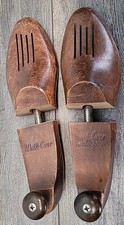Vtg Wooden Shoe Stretchers 8C Walk Over Pair