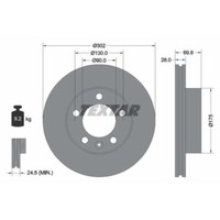 Textar 2X Bremsscheiben Vorne Ø302 Mm BelüFtet FüR Renault Master III Kasten FV