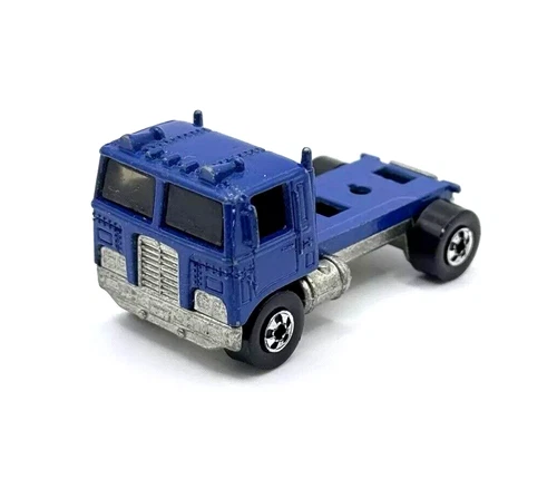 Vintage Hot Wheels 1979 Blue Semi Truck Big Rig Cab Only Diecast 1:64 Scale