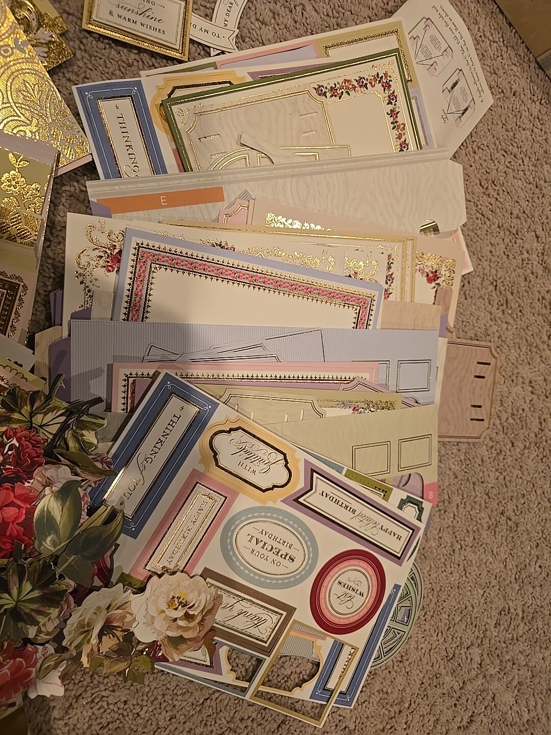 Anna Griffin Assorted Card Making Supplies eBay
