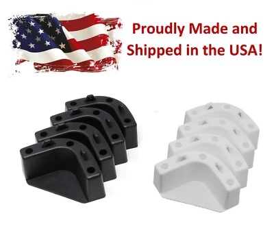 Boat Marine Cooler Mounting Bracket Yeti Igloo Engle Coleman(4pk)Black or White