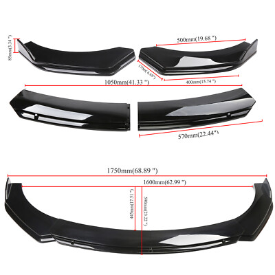 Auto Front Spoilers voor Suzuki Swift 2005-2012, Auto Voorbumperspoiler Auto Front Spoilers voor Suzuki Swift 2005-2012, Auto Voorbumperspoiler