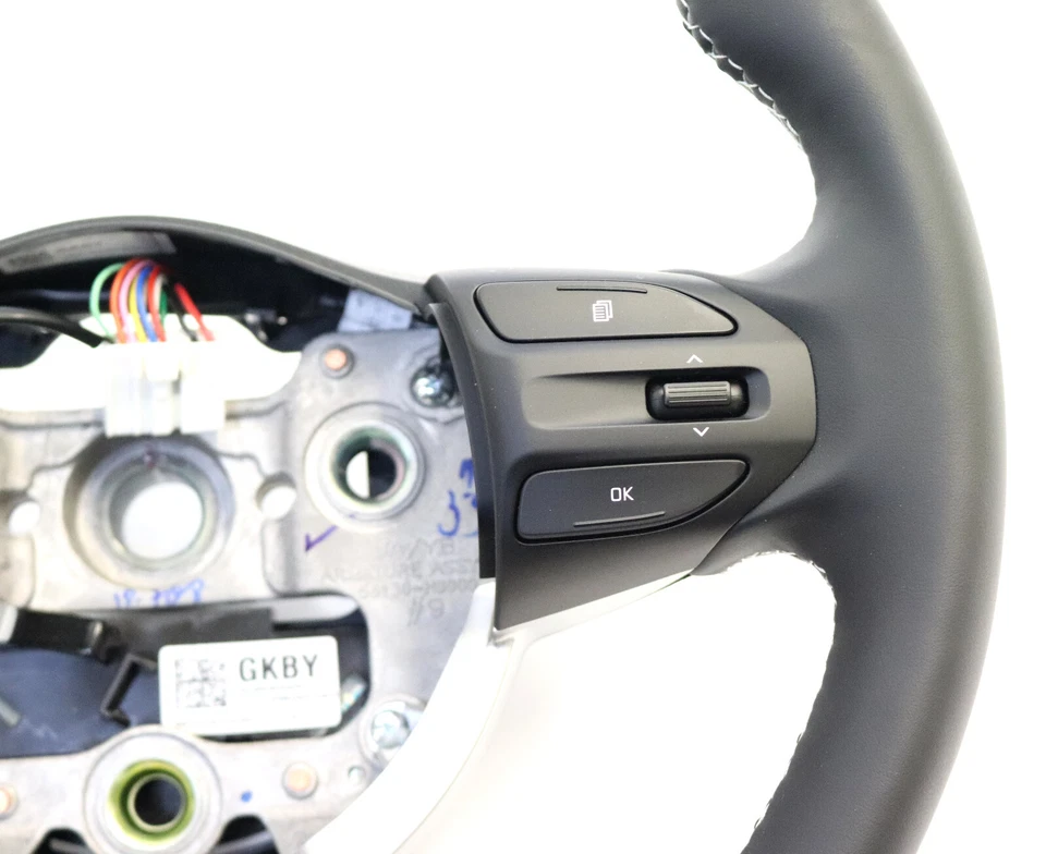 Kia Picanto III JA MPI 56100-G6KB0 Lenkrad Leder Multifunktionslenkrad Heizung - Bild 3 von 4