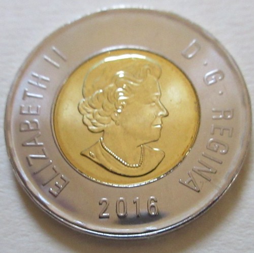 2016 Canada Battle of ATLANTIC Two Dollars Toonie Coin UNC Toon $2 - Picture 2 of 2