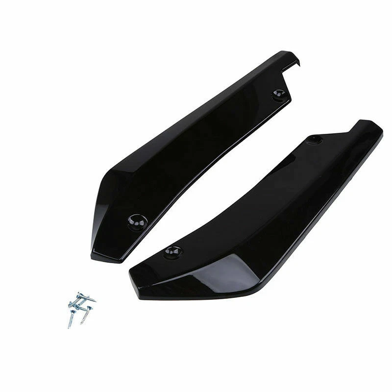 Difusor divisor labial traseiro preto brilhante para Mercedes-Benz W205 W204 W203 - Imagem 4 de 4