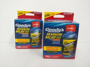 Goody's Headache Relief Shots, Berry 2 oz (Pack of 4)Acetaminophen & Caffine. 42037105235 | eBay