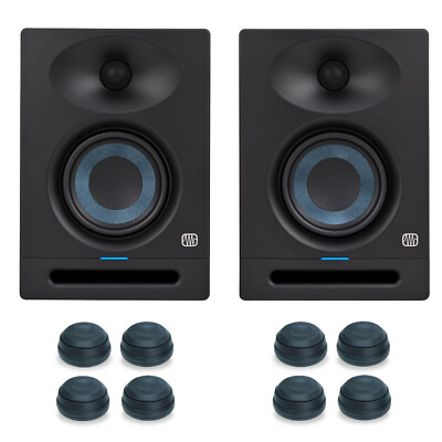 Presonus Eris Studio 4 Aktive Monitor-Boxen Lautsprecher 1 Paar + Boxen-Füße