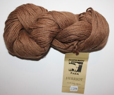 Juniper Moon Farm Yarn Herriot Col 3 Tan 100% Baby Alpaca 3.5oz 218yd