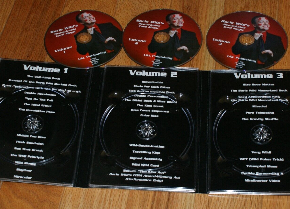 リマーカブル・カードマジック 3DVDセットBoris Wild