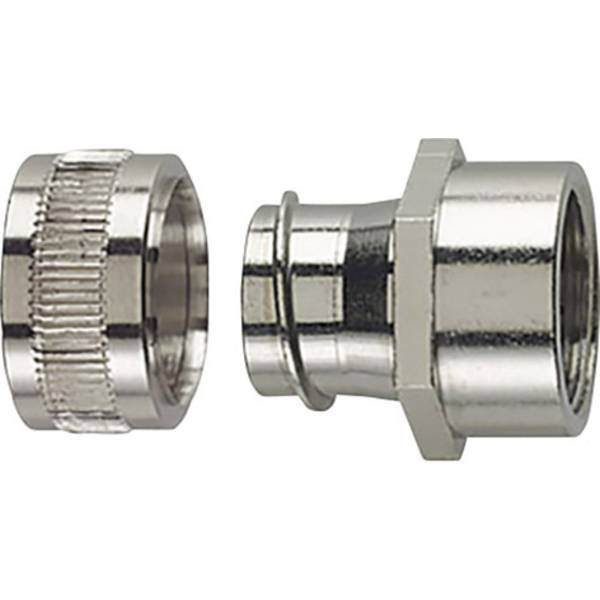 Raccordo a vite del tubo flessibile metallo m20 piatto hellermanntyton 166-31300