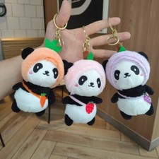 Cartoon Happy Lucky PANDA Keychain Keyring Girl Bagtag Gift Key Ring Kawaii