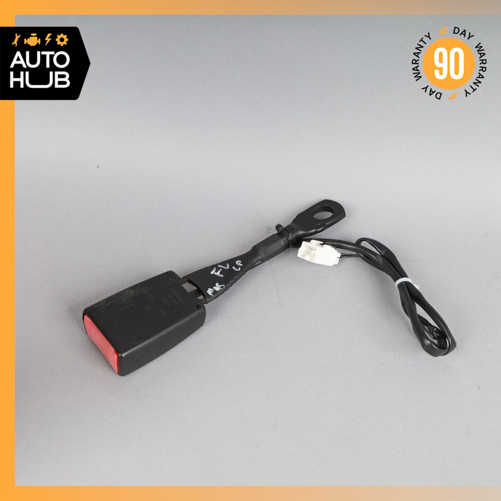 02-07 Maserati Coupe 4200 M138 Front Left Side Seat Belt Seatbelt Buckle OEM