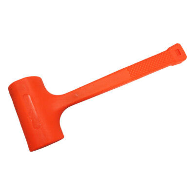 4 Lbs Dead Blow Rubber Mallet 14-1/2'' Length Hammer Non-Marring Rubber Coating 