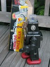 TIN TOM TOY 2001 Smoking Spaceman 12” Robot Battery Operated TR2011 ~ RARE — photo 4