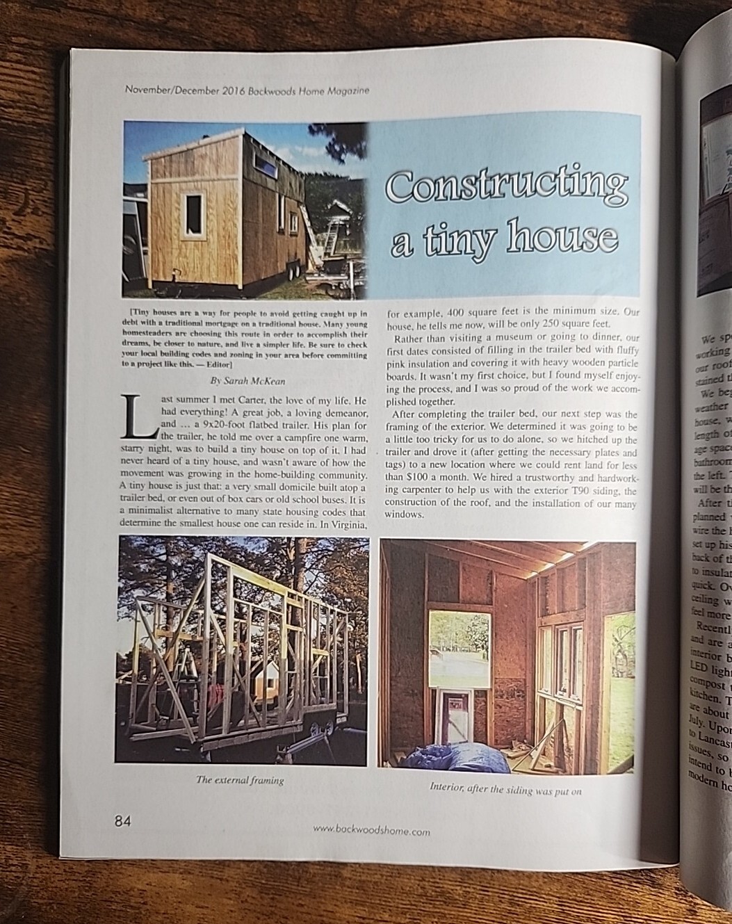 Lot of 4 BACKWOODS HOME Magazines MayDec 2016 Self Reliance Homestead