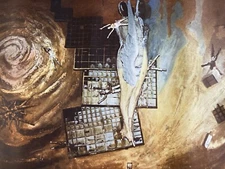 Beautiful Lithograph Print Artist Proof Art Quantum Angel 1970