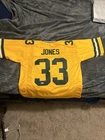 Aaron Jones Signed Green Bay Yellow Football Jersey (Beckett)