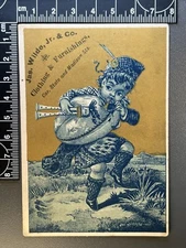 Antique Victorian Trade Card Advertising - Jas. Wilde - Chicago Ill 