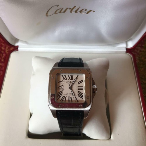 Cartier Santos 100 Watch Free Shipping 
