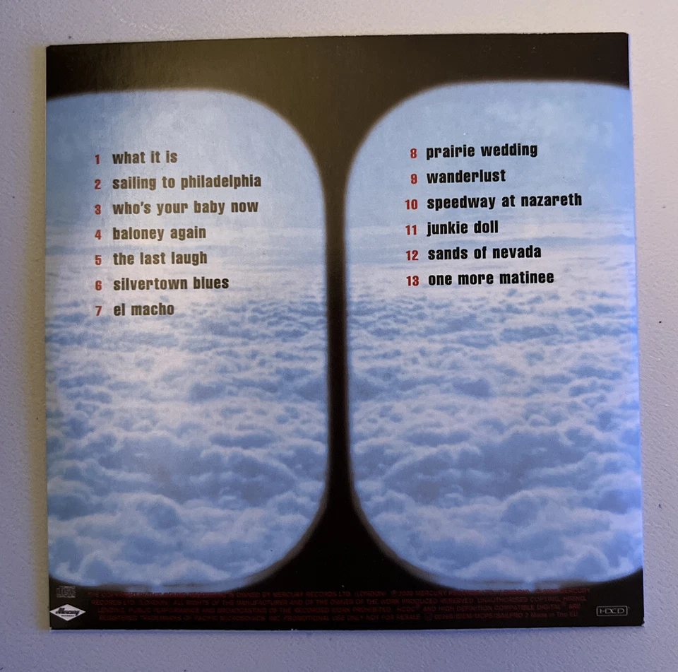 MARK KNOPFLER Sailing To Philadelphia RARE HDCD PROMO CD ALBUM 2000 EX/NM - Imagem 2 de 4