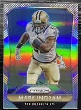 Mark Ingram 2015 Panini Prizm Silver Prizm Football Card New Orleans Saints #135