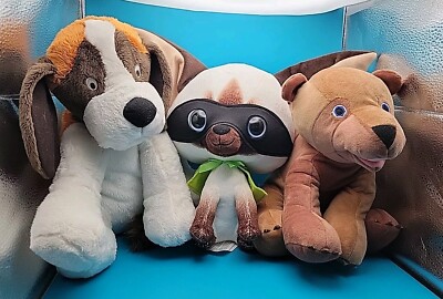 3 Kohls Cares Plush~Skippy John Jon Jones~Brown Bear Eric Carle~Brody St Bernard