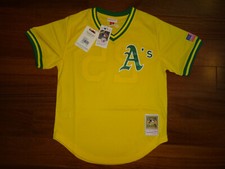 Mark McGwire 1990 Mitchell & Ness Men's Oakland A's MLB Pullover BP Jersey
