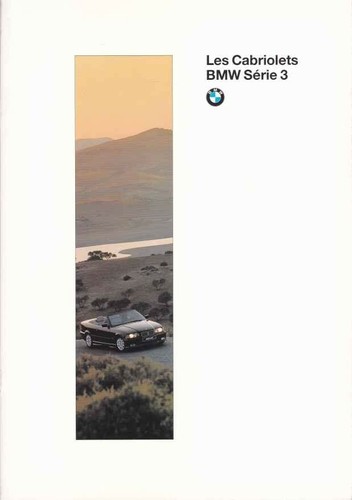 Brochure Catalogue BMW Série 3 - Garnissages Intérieurs Et Teintes De Peinture - Février 1990