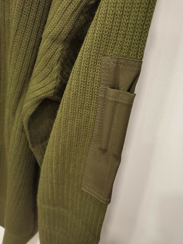 MAGLIONE ESERCITO ITALIANO COMMANDO JUMPER PULLOVER IN LANA SCOLLO A V TAGLIA XL - Imagen 8 de 10