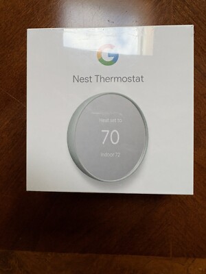 Google Nest Thermostat - Smart Thermostat for Home - Programmable-New 