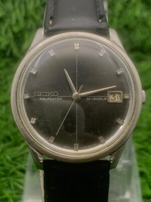 Vintage Seiko SelfDater 24 Jewels 6205-8960 Watch Japan | eBay
