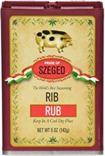 Rib Rub Seasoning (szeged) 5oz (142g)