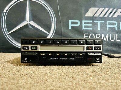 Becker Mexico 2000 BE1560 Auto Radio Cassette W124 W140 S600 W201