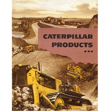 Libro de topadoras de tractores Caterpillar Products 1958