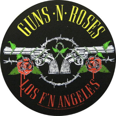 Guns N Roses Rückenaufnäher – 29x29 Cm, 100% Polyester, Für Kutten, Jacken Und Westen