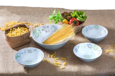 Camping Brunner Melamin Geschirr Campinggeschirr PASTA & SALAD Schüssel Set 5tlg