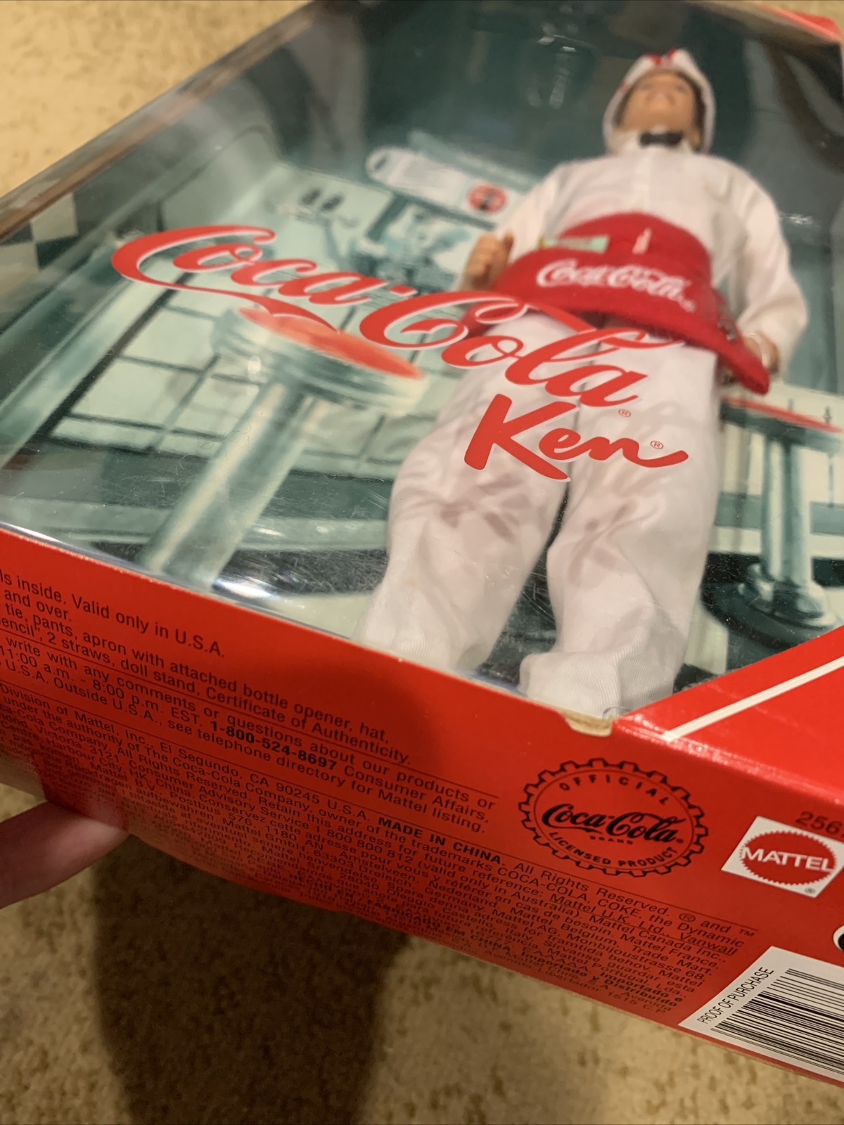 coca cola ken doll