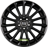 MSW MSW 30 Gloss Black Diamond Lip 7.5X18 ET45 - LK5/114.3 ML73.1 Felge Alu