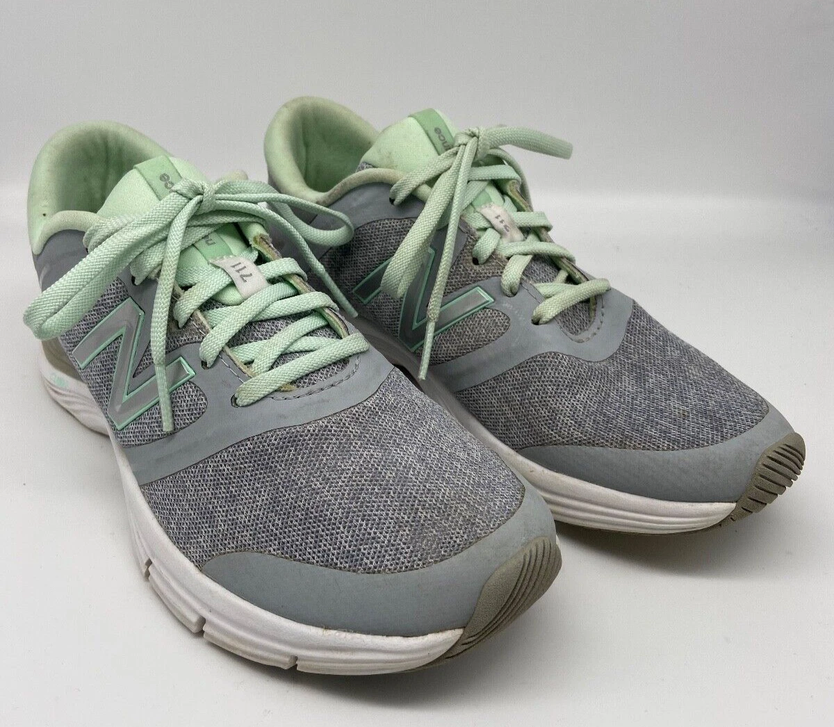 New Balance 711 Womens Sz 8 Gray Green Cush WX711HG2 Running Shoes Sneakers