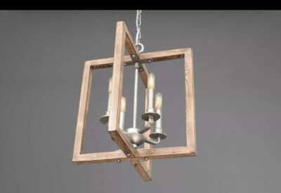 Progress Lighting P4760 Galvanized Turnbury 4-Light 16''W Chandelier