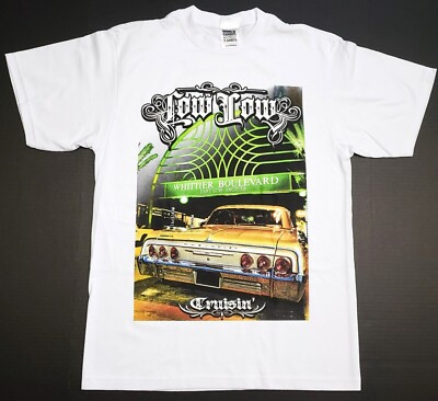 Lowrider T-shirt Cruisin' Whittier Blvd Low Life Urban Streetwear