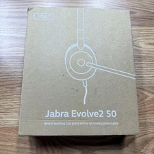 Jabra Evolve2 50 USB C/A MS Mono Wired Headset Microsoft Teams PC Softphone